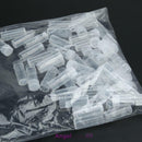 50PCS 5ml Plastic Sample Bottle Test Tube Lab Small Vial Storage Lid Container