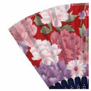 Chinese Style Floral Pattern Summer Folding Hand Fan Red, Pink, Blue, Green G9M6