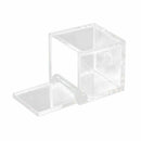 12pcs 6x6x6 cm Square Wedding Candy Box Plastic Clear Gift Box Transparent  V8C9