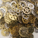 ds 50g Watch Parts STEAMPUNK CYBERPUNNK COGS GEARS DIY JEWELRY O`US