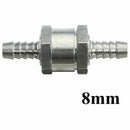 4pcs 6/8/10/12mm 4 Size Valves Aluminium Alloy Fuel Non Return Check Valve