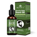 Aliver Beard Growth Hemp Oil 100% Natural Organic Face Beard Oil Soften Hai