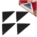 4pcs Rug Carpet Mat Grippers Non Slip Corners Pad Anti Skid Washable Silico