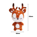Non Finished Wool Felt Handmade Set DIY Sika Deer for Needle Material Bag