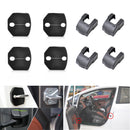Car Door Striker Lock Protector+Check Arm Cover fit for Ford Fiesta Focus Hf
