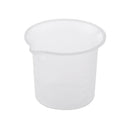 5 Pieces 25 Ml Transparent Plastic Laboratory Graduated Beaker Vessel Measure