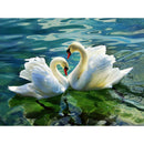 DIY Swan Diamond Painting 5D Embroidery Crystal Rhinestone Picture Decor