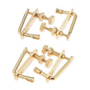 4pcs Violin Fine Tuner Adjuster Copper Plating Screws for 4/4 Size Violin