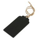 10x Mini Hanging Chalkboard Wood Blackboard for Wedding Gift Tag Party Favor