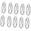 10x Carabiner D-Ring Key Chain Keychain Clip Hook Outdoor Hiking Buckle