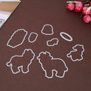 Milk Cows Stamps Metal Cutting Dies Frame Stencils Scrapbooking DIY Craft