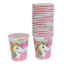 20x Unicorn Theme Party Paper Cups Baby Shower Kids Birthday Party Tableware