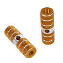 2 x BMX Mountain Bike Bicycle Axle Pedal Alloy Foot Stunt Pegs Cylinder Gol