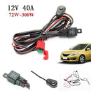 Wiring Harness Kit with Fuse Relay Switch for 2 LED Light Bar Fog Light