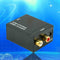 3.5mm Digital to Analog Audio Converter Adapter W/ Fiber Cable RCA Out optical.