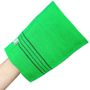 10x Sauna Rough Green Flat Mouth Body Scrub Towel Glove Massage Shower Bat ADX
