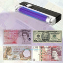 2in1 Handheld Mini UV Led Light Torch Lamp Counterfeit Currency Money Detector