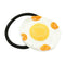 Simulation Egg Hair Clip Women Hairpin Headwear Hair Ropes Accessories (B) A