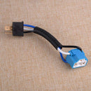 2x H4 Ceramic Wire Wiring Headlight Harness Socket Connector Adaptor Plug