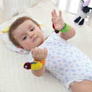 Cartoon Infant Baby Kids Socks Rattle Toys Early Education Wrist Rattles