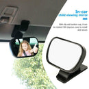 2 in 1 Baby Car Mirror Convex Shatterproof Backseat Kids Rear View Mirror