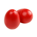 1 Pair Plastic Percussion Musical Egg Maracas Shakers - Red