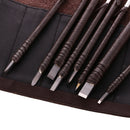 Set of 8 Chisel Stone Wood Carving Seal Engraving Set Hobby Craft Tool