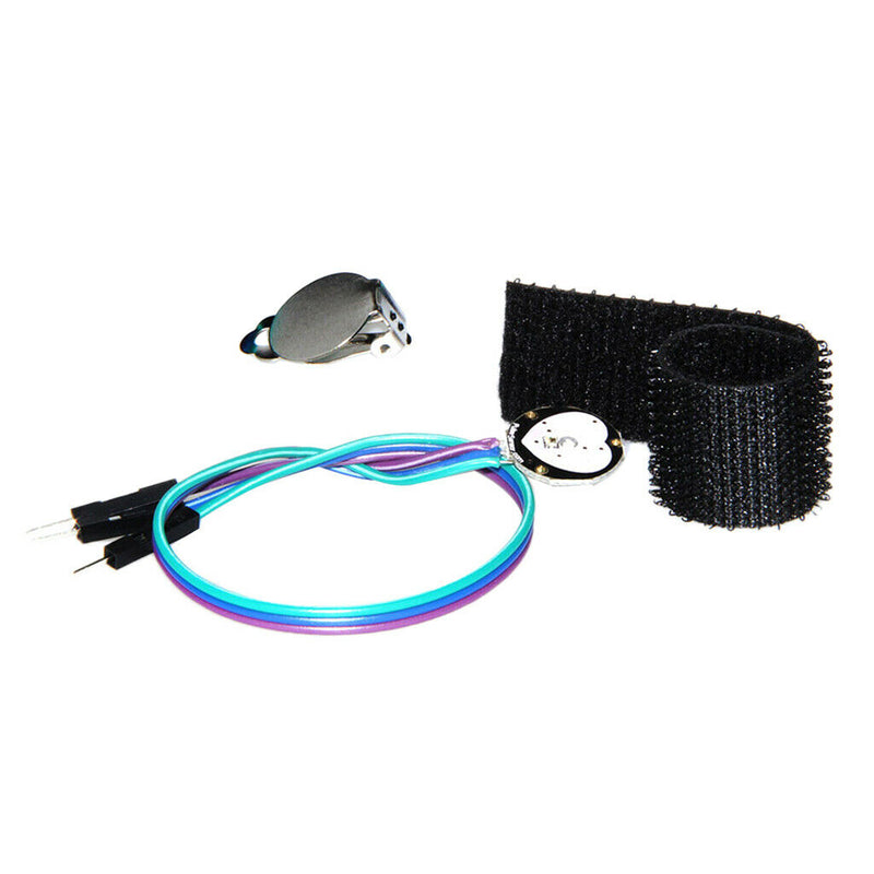 Heart Rate Pulse Sensor Pulsesensor Detector Module w/ Ear Clip for
