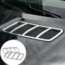 2Pcs ABS Chrome Exterior Front Hood Air Vent Outlet Trim Cover for Mercedes