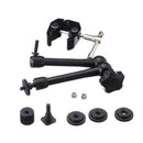 11 Inch Articulating Friction Magic Arm & Large Adjustable Super Rod Clamp