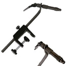 1Pcs Matte Black Iron Rotary C-Clamp Fly Tying Vise Fly Tying Fishing Begin