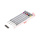 5x precision screwdriver set watch jewelry watchmaker repair tool 5 spare heaME