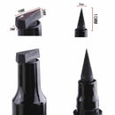 Miss Rose Eyeliner Pen Black Eyeliner Pencil Stamp Double Head Liquid Eye L M3D7