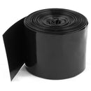 50mm PVC Heat Shrink Tubing Black 5m 16.4ft for 2 x 18650 Battery E3J3