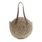 Women Bohemia Wind Beach Circle Round Rattan Straw Summer Travel Shoulder B E6Y8