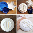 10 Pack Plate Hangers, Wall Plate Hangers and 10 Pack Wall Hooks, Compatibl