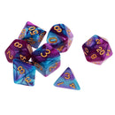 42 Pieces 16mm Six Sided Dice Acrylic Dice Family Set For D\u0026D TRPG