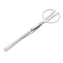 Foldable Tongs Pliers Pinchers Tweezers Camping Stove Charcoal Coal BBQ Clip New