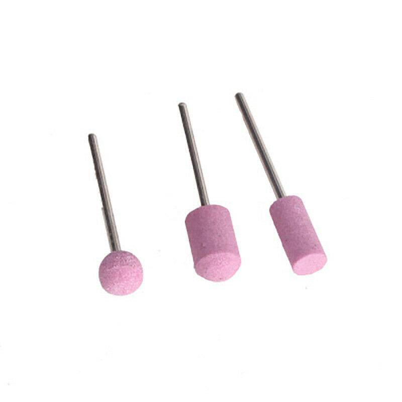 12x/Set Nail Art Manicure Tool Ceramic Drill Bits Burs Polishing Grinding  TVM