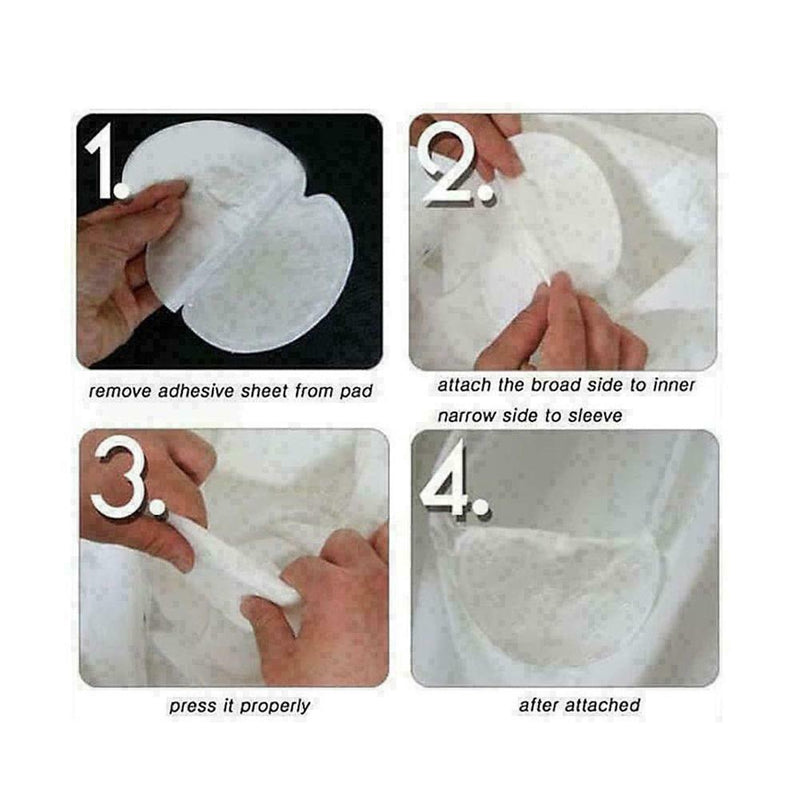 12x Armpit Sweat Pads Summer Disposable Underarm Absorbing I1L1 New Perspir K4W3