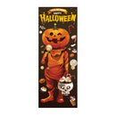 2pcs Halloween Pumpkin Lantern Wall Stickers Self-adhesive Removable Decals A