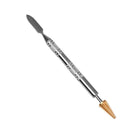 Dual-purpose 2 Brass Head Leather Edge Oil Gluing Dye Pen Paint Roller Tool