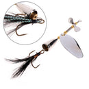 1pc Vissen Spinner Sequins Spoon Metal Bait Bass Rotating Fishing Lure Crankbait