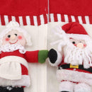 Christmas Refrigerator Handle Covers Cloth Santa Fridge Knob Hot Door T4X6