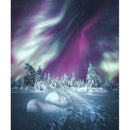 5D DIY Full Drill Diamond Painting Aurora Scenery Embroidery Work (07)