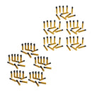 100Pc 1 / 2ML Mini Empty Glass Essential Oils Bottles Vials Small