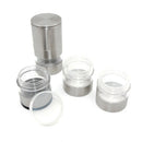 Outdoor Bbq Picnic Sauce Bottle Set Stainless Steel Seasoning Box Transpare
