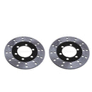 2Pieces 130mm(OD) Front Brake Caliper Disc Rotor 125/150cc Quad Dirt Bike