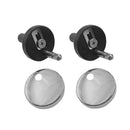 2pcs/set Top Fixed WC Toilet Seat Hinges Fittings Quick Release Hinge Screw Tool