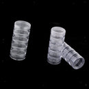 15Pc Stackable Beads Storage Box Pill Makeup  Organizer Case W/ Screw Lids